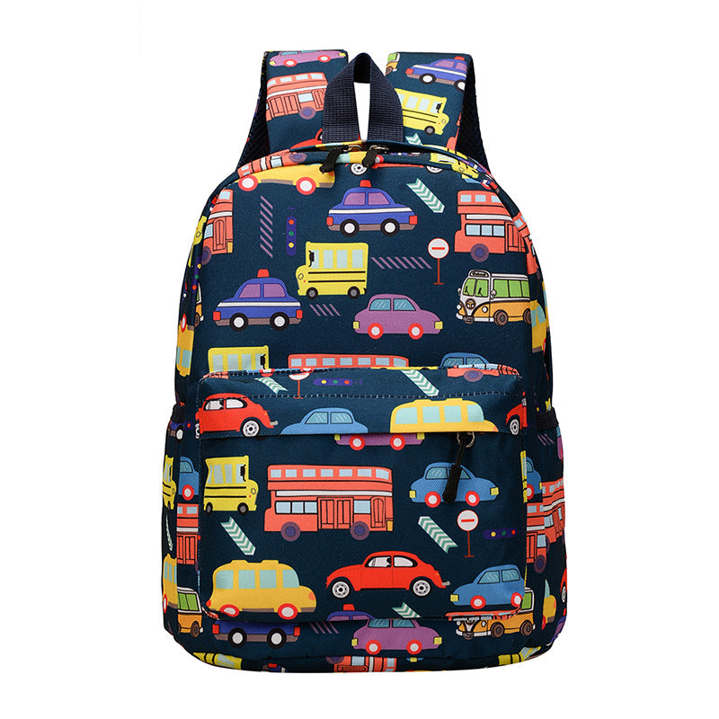Cartoon Fashion New 3D Printing Children's School Bag by DERILUJA LLC