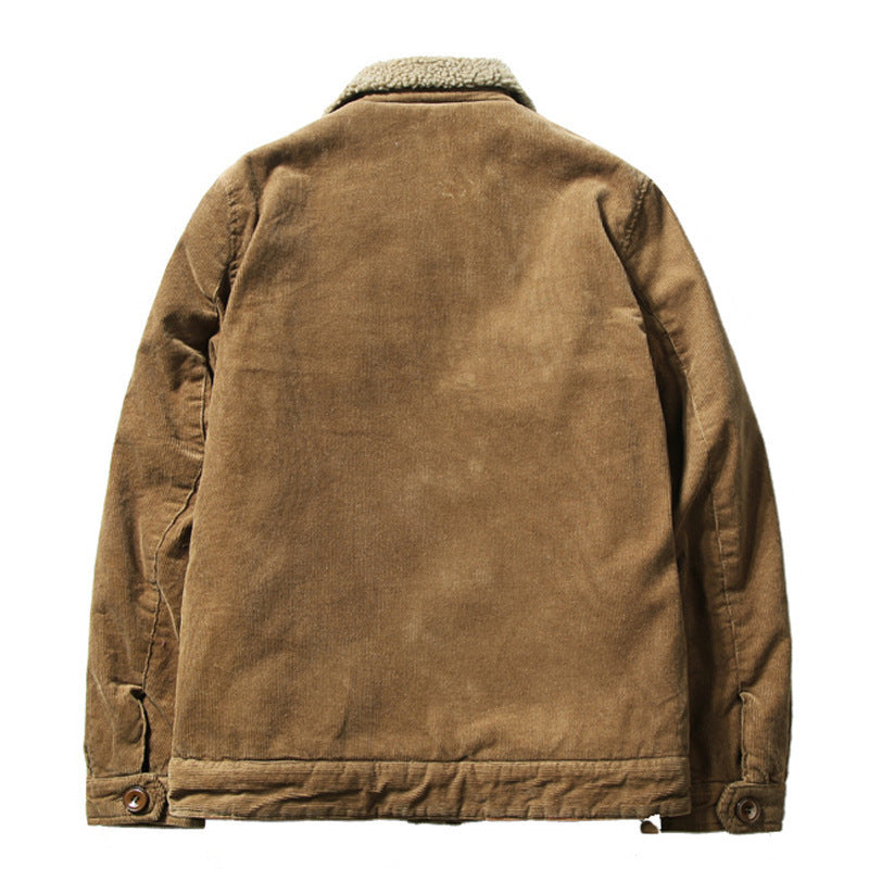 Stand Collar Casual Warm Cotton Coat by My Store