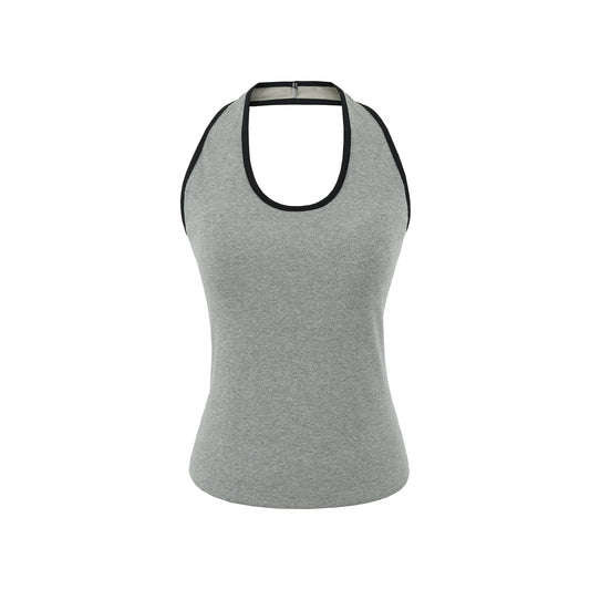 Sleeveless slim fit top by eprolo