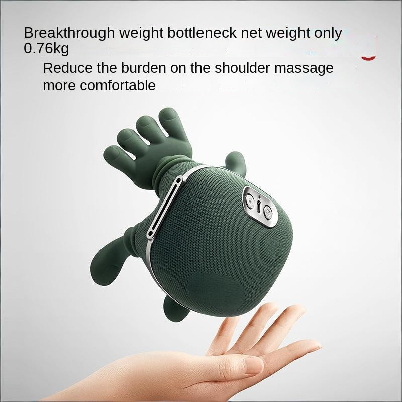 Multifunctional Home Heating Kneading Massage Shoulder Neck Massager for Cervical and Trapezius Muscle Automatic Massage Device by eprolo