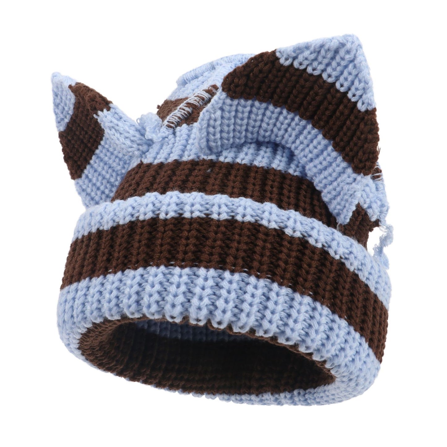 Devil Ears Thickened All Acrylic Knitted Hat by My Store