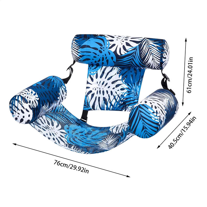 Heavy-Duty Inflatable Pool Hammock Chair, Foldable Floating Water Lounge Bed & Recliner for Adults by eprolo