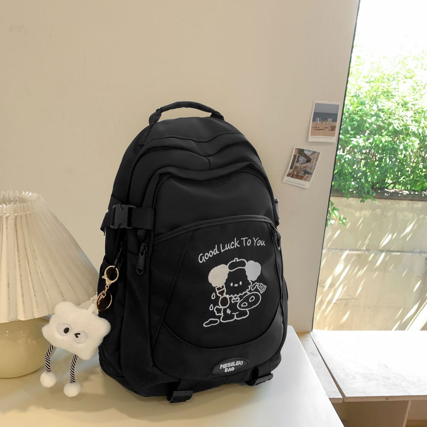 Middle School Women College Students' Backpack by DERILUJA LLC