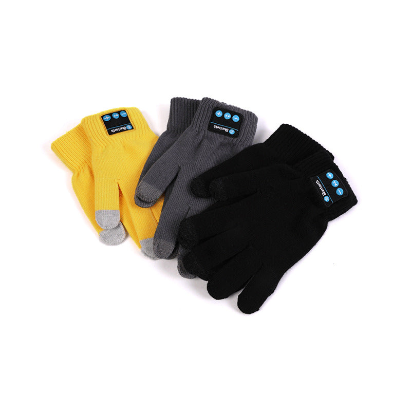 Winter Wireless Bluetooth Gloves Built-In Touch Screen Stereo Speakers Cycling Outdoor Gloves by eprolo