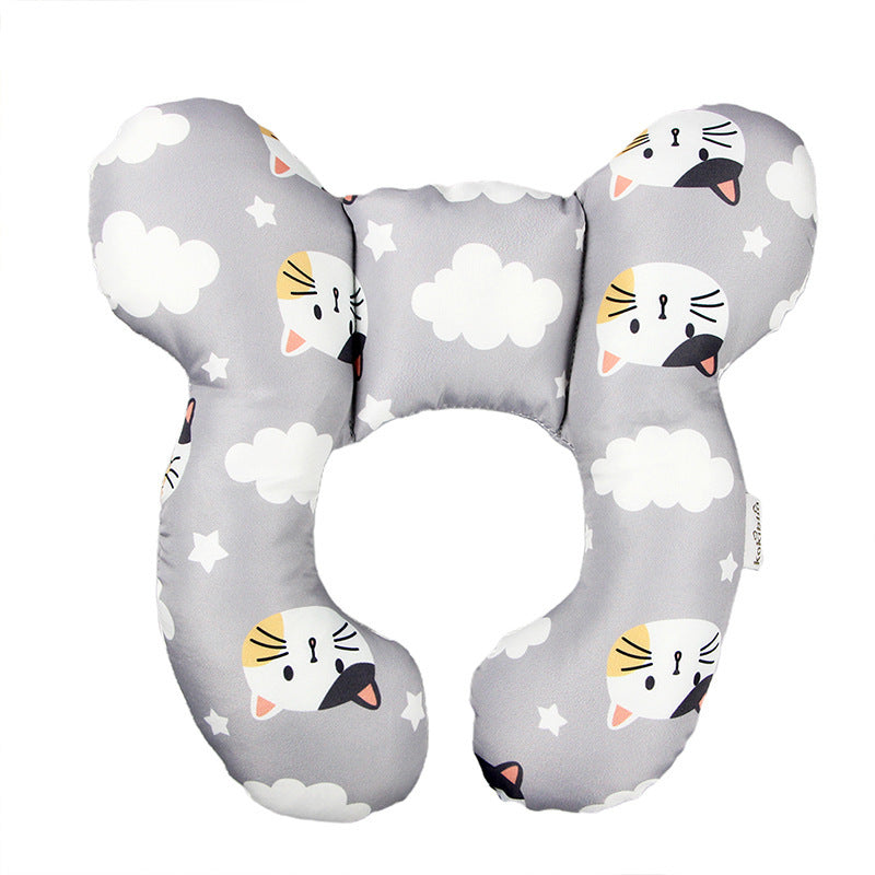 Baby head protection U-shaped pillow stroller fixed head pillow car seat sleeping protection head and neck pillow by eprolo