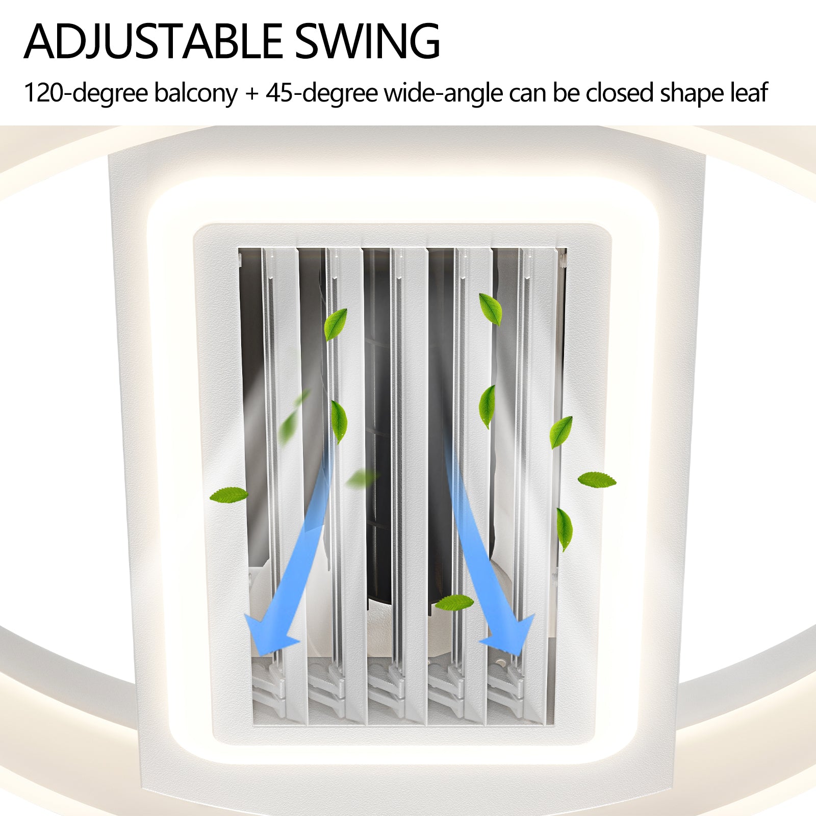 Bladeless Fan Lamp With Lights Dimmable LED by eprolo