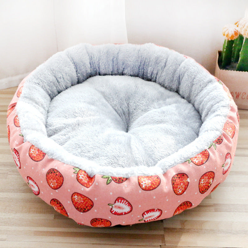 Dog And Cat Litter Padded With Round Cotton by My Store