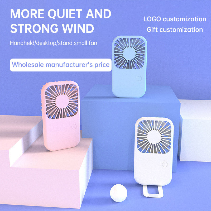 New Handheld Small Fan Mini Portable Pocket Usb Charging Fan Dormitory Desktop Small Fan by eprolo