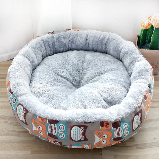 Dog And Cat Litter Padded With Round Cotton by My Store
