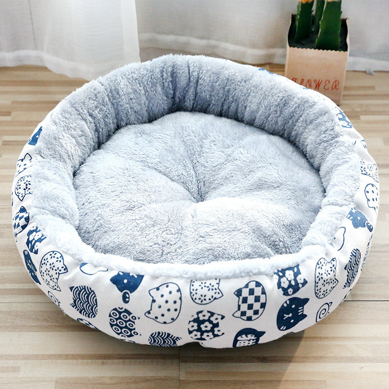 Dog And Cat Litter Padded With Round Cotton by My Store