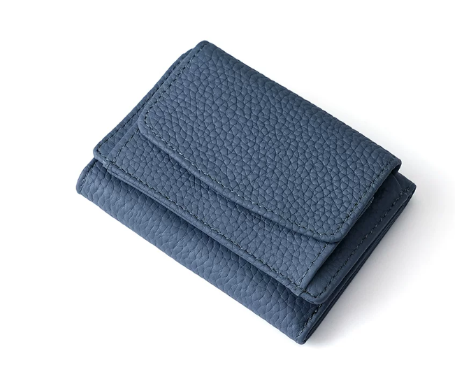 Genuine Leather Small Wallet RFID Coin Purse Money Clip by eprolo
