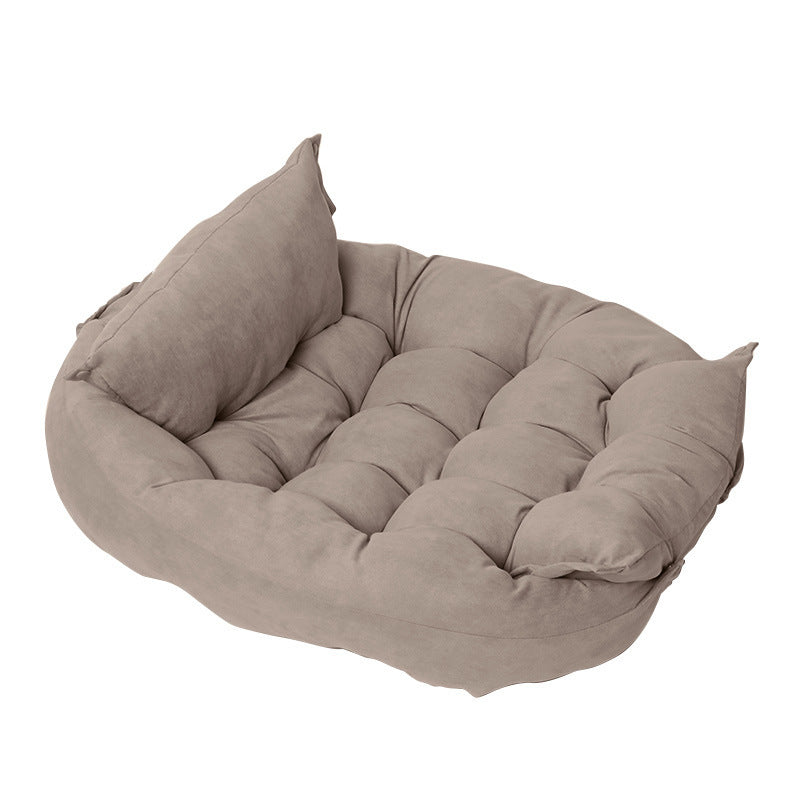 Four-Season Universal Summer Folding Dog Sofa Bed Soft Pet Cushion Pit Bull Small And Medium-Sized Dogs Pet Kennel by eprolo
