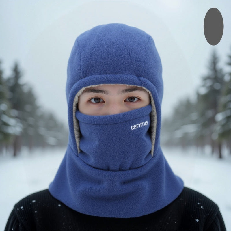 Essential Winter Cycling Gear For Men A Windproof Thickened And Insulated Neck Gaiter Mask That Provides Protection In Cold Weather by DERILUJA LLC