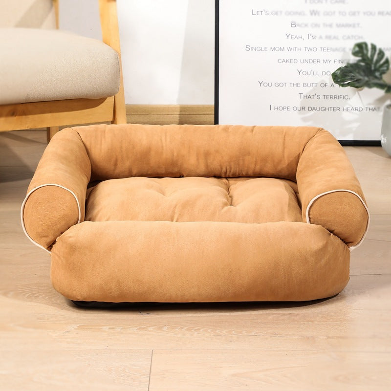 Dog Sofa Bed Sleeping Bag Kennel Cat Puppy Sofa Bed Pet House Winter Warm Beds Cushion by My Store