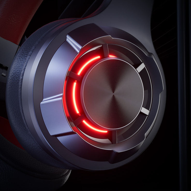 LED illuminated wireless Bluetooth headset for esports with ultra long battery life, Type-C computer headset by eprolo