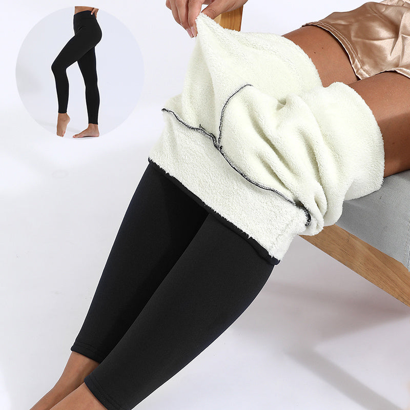 Winter Leggings Warm Thick High Stretch Lamb Cashmere Leggins Skinny Fitness Woman Pants by My Store