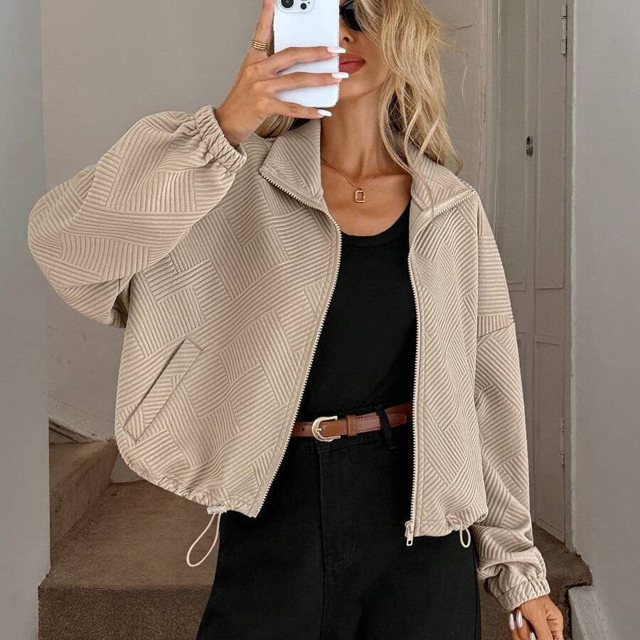 Women's Loose Baseball Uniform Coat by My Store