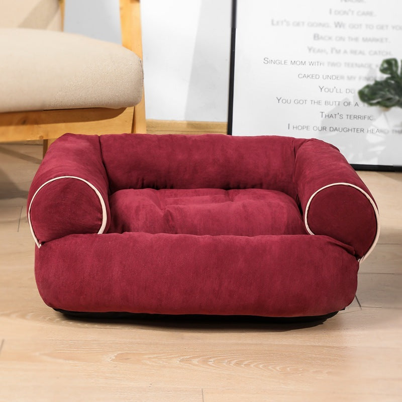 Dog Sofa Bed Sleeping Bag Kennel Cat Puppy Sofa Bed Pet House Winter Warm Beds Cushion by My Store
