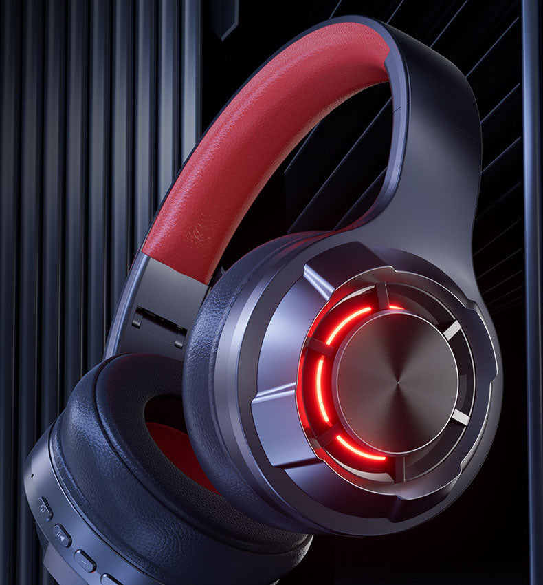 LED illuminated wireless Bluetooth headset for esports with ultra long battery life, Type-C computer headset by eprolo