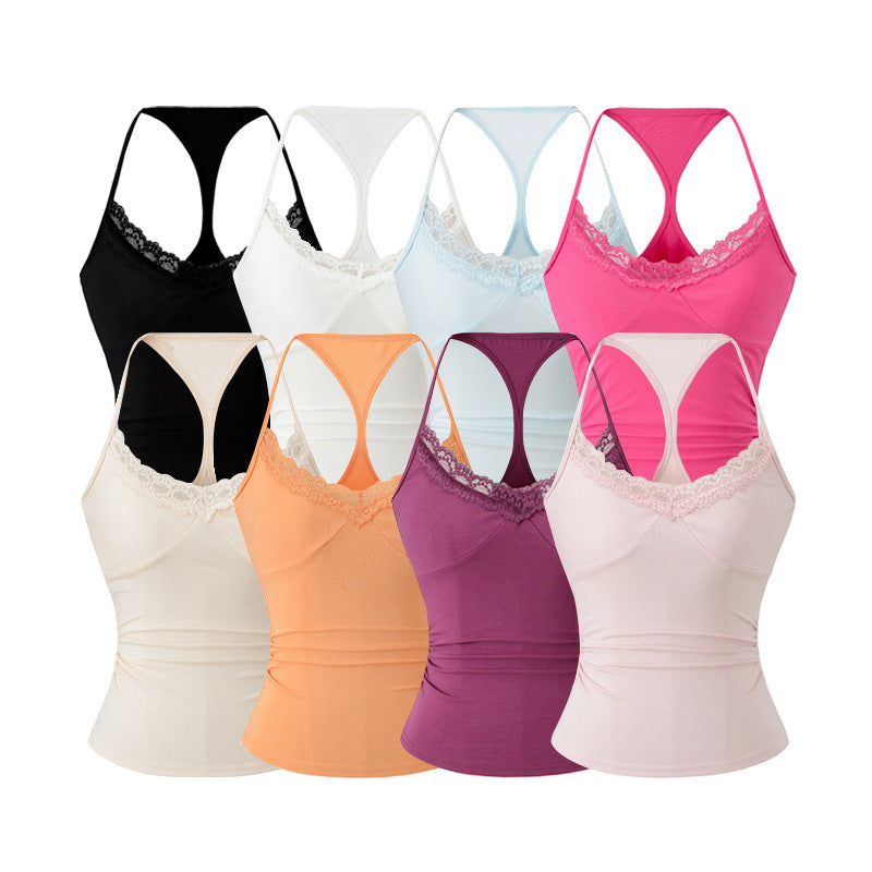 Slim fit V-neck top for women by eprolo