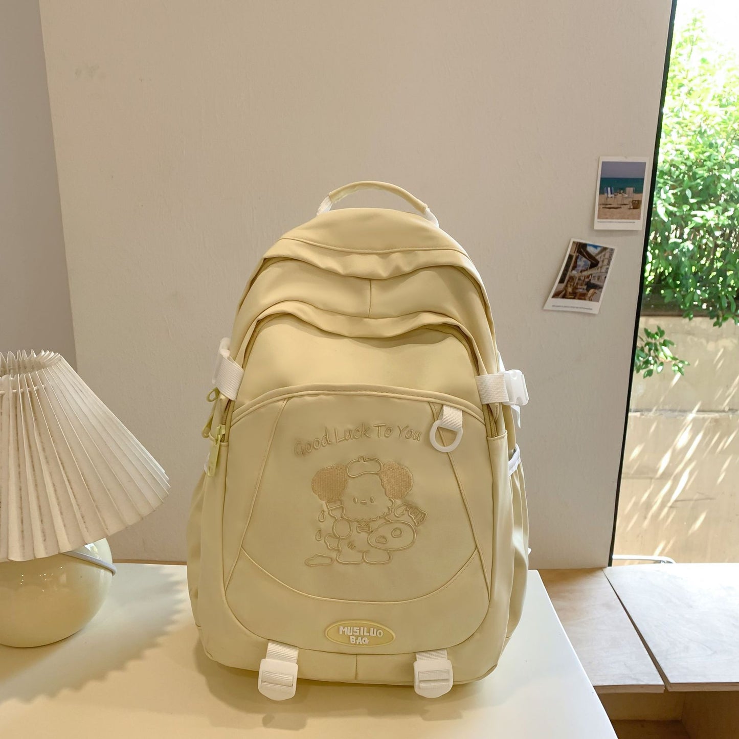 Middle School Women College Students' Backpack by DERILUJA LLC