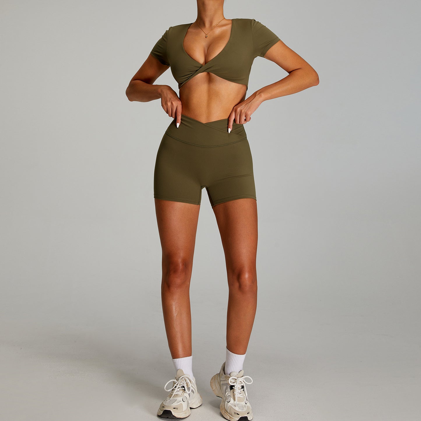Cross high waist sports suit for women by eprolo