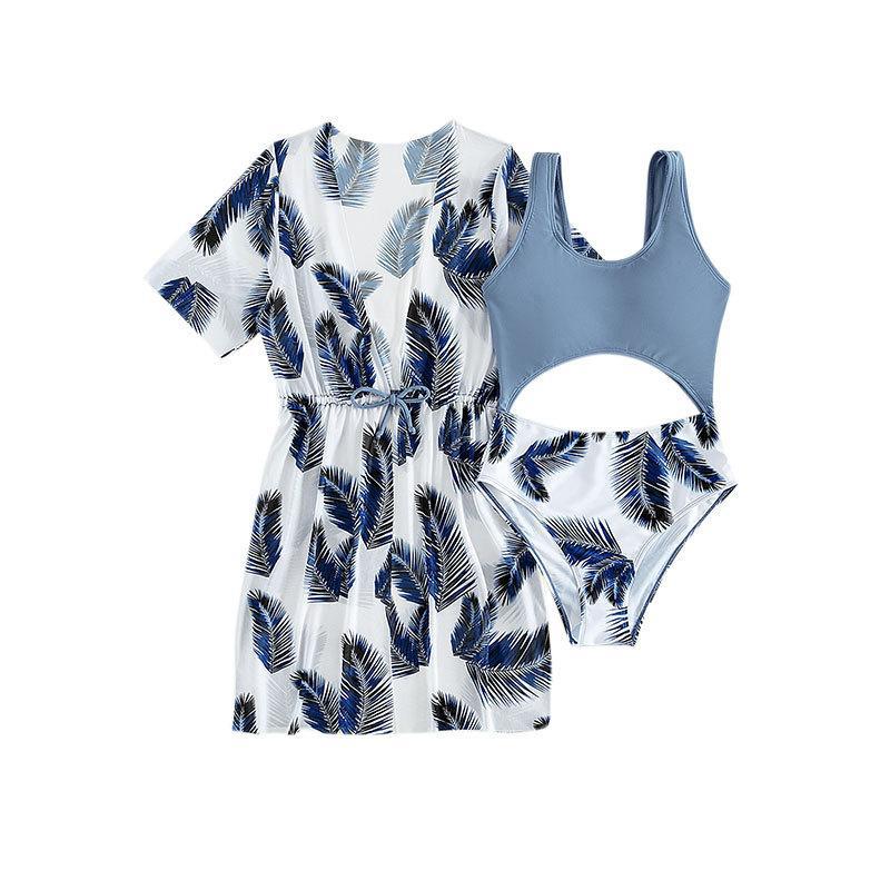 Three-Piece Swimwear Set for Girls, Medium to Large Kids Swimwear by eprolo