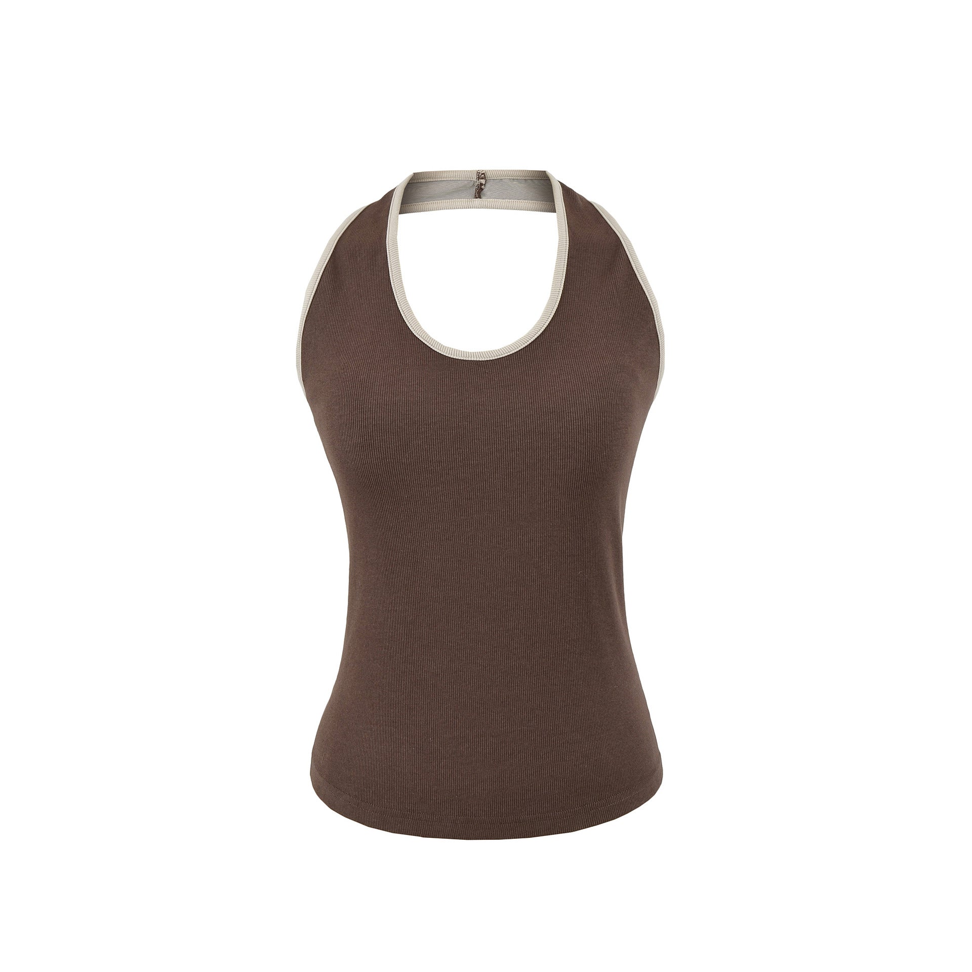 Sleeveless slim fit top by eprolo