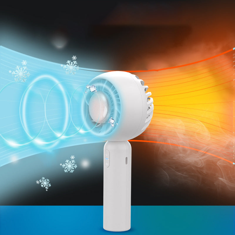 Ice Compression Handheld Fan Refrigeration USB Mini Fan Cross-border New Explosive Ice Hockey Fan by eprolo