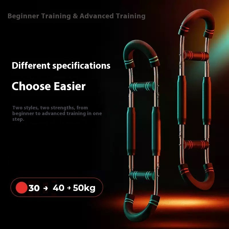Multi-functional U-shaped Arm Strengthener Chest Trainer Adjustable Forearm Strength Exerciser Home Gym Equipment Bodybuilding by DERILUJA LLC