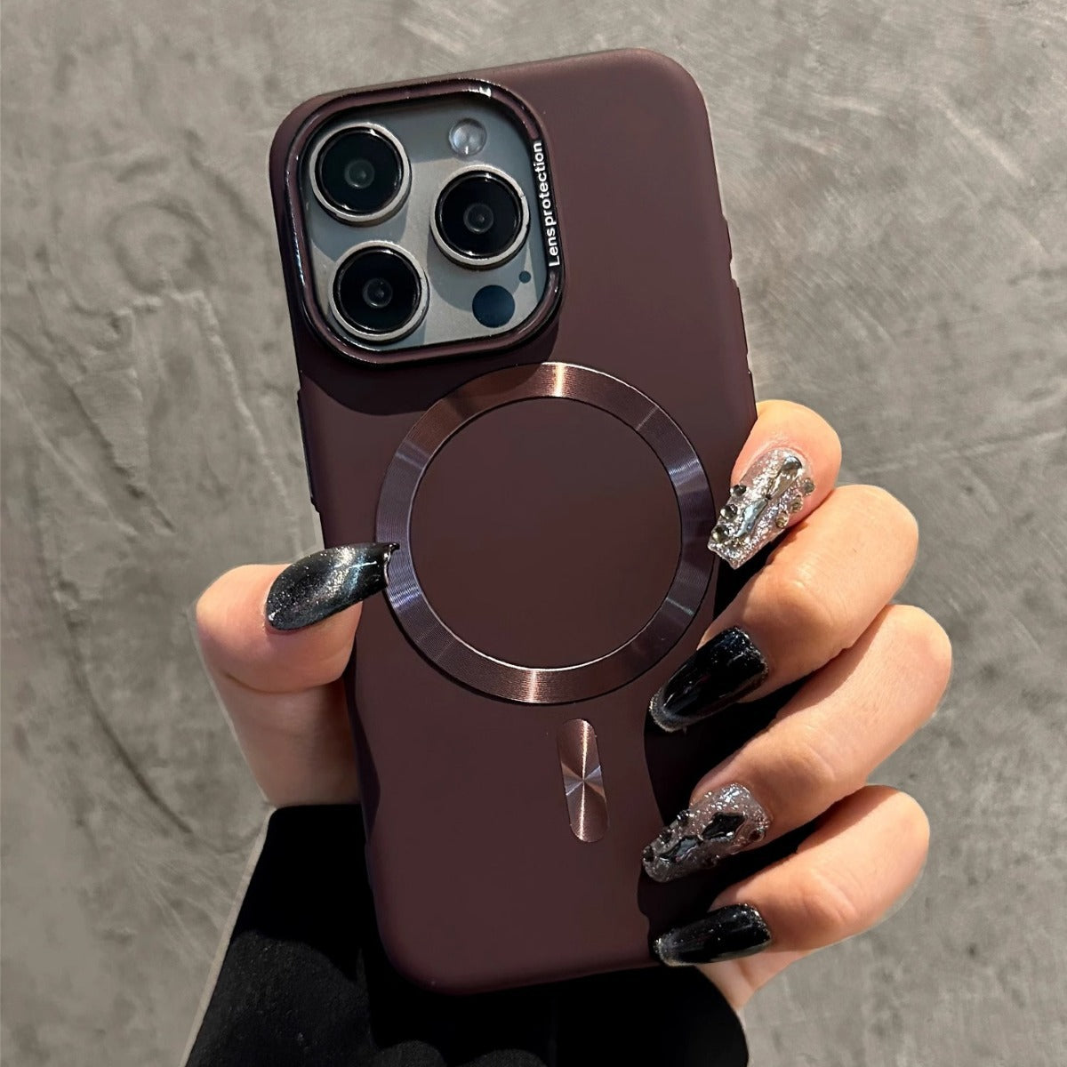Suitable for Apple 15 Promax phone case new magnetic frosted iPhone 16 all inclusive anti drop 13 protective case by eprolo