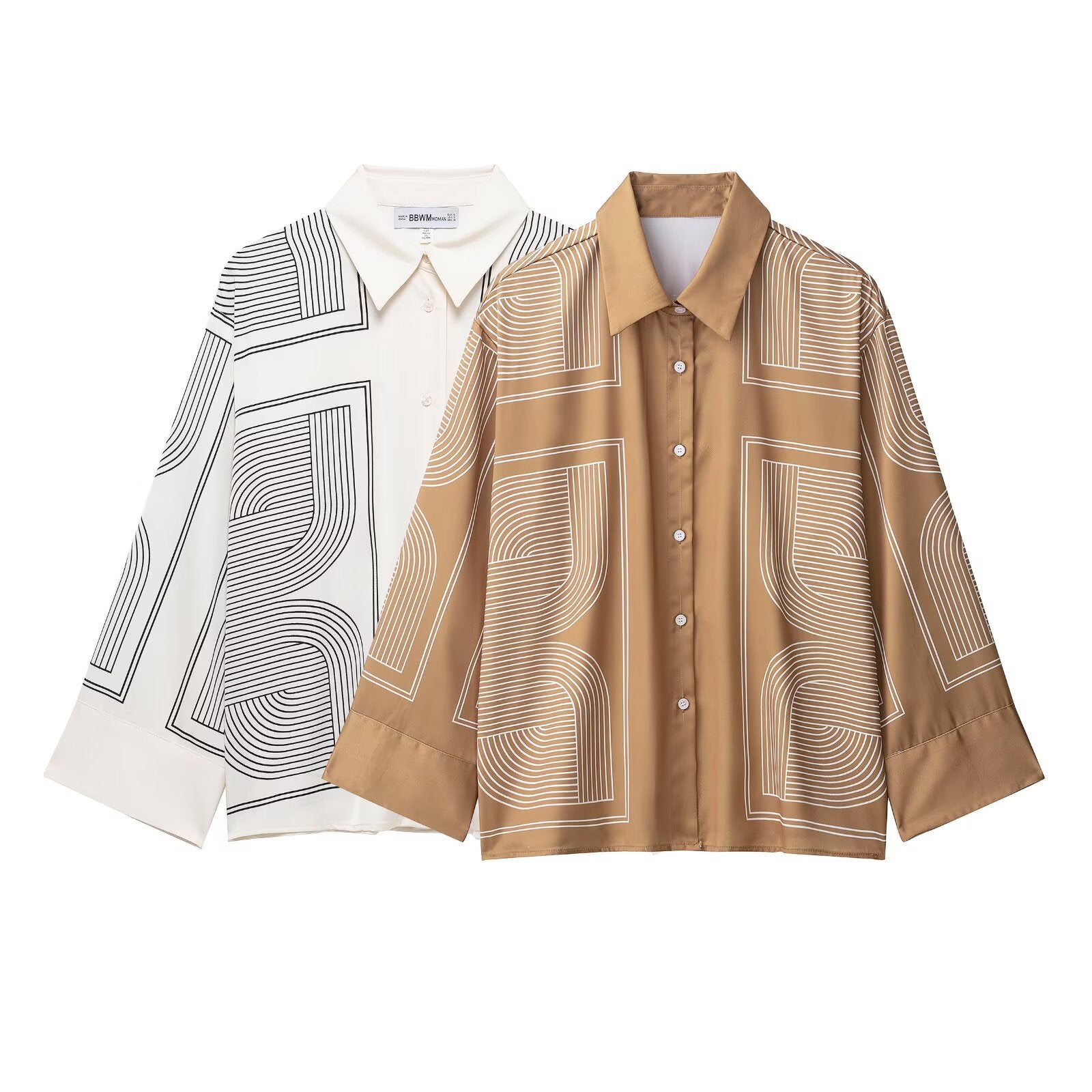 Printed twill shirt and pants set by eprolo