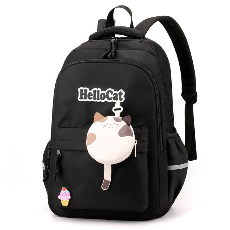 Primary And Secondary School Students Childlike Cute Backpack by DERILUJA LLC