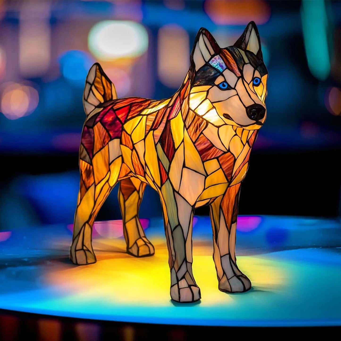 Dachshund Lamp - Bigfoot Lamp Resin Statue LED Decorative Light by eprolo