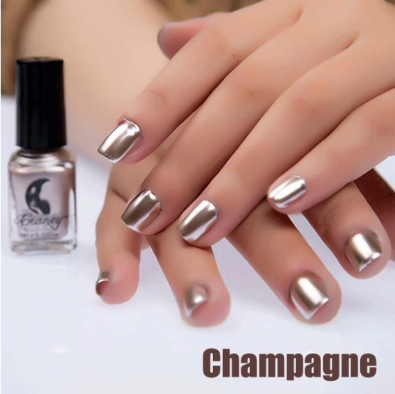 14 Color 6ML Women Fashion Sexy New Metallics Nail Polish Mirror Nail Polish Beauty Makeup Accessories by eprolo