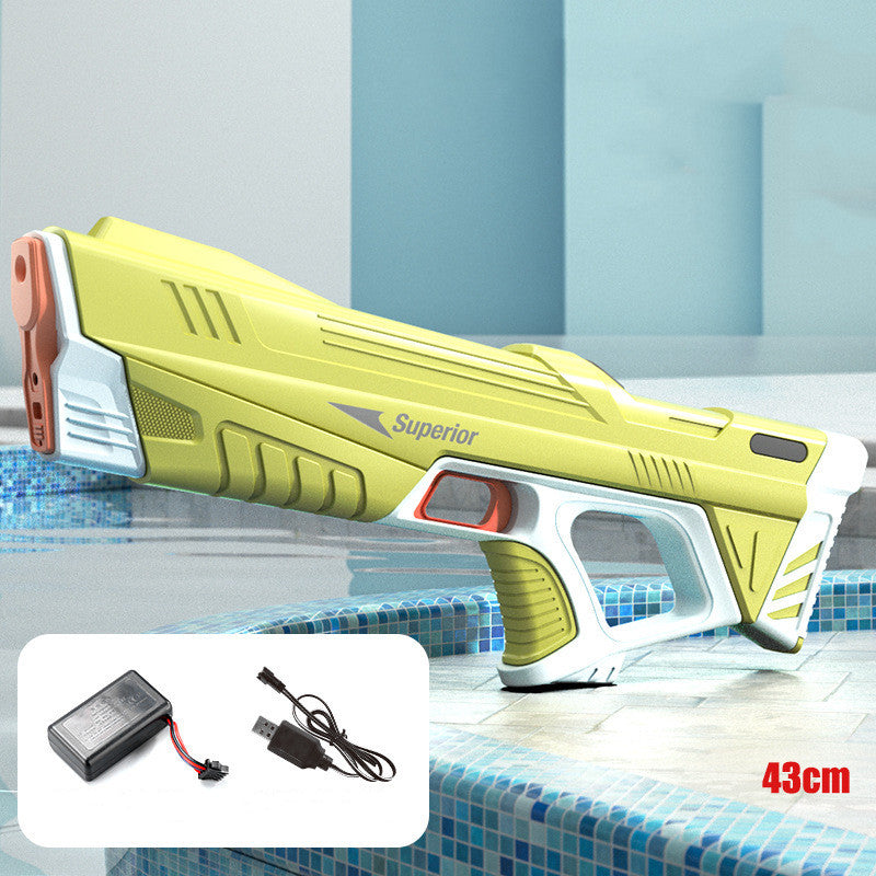 Summer Full Automatic Electric Water Gun Toy Induction Water Absorbing High-Tech Burst Water Gun Beach Outdoor Water Fight Toys by DERILUJA LLC