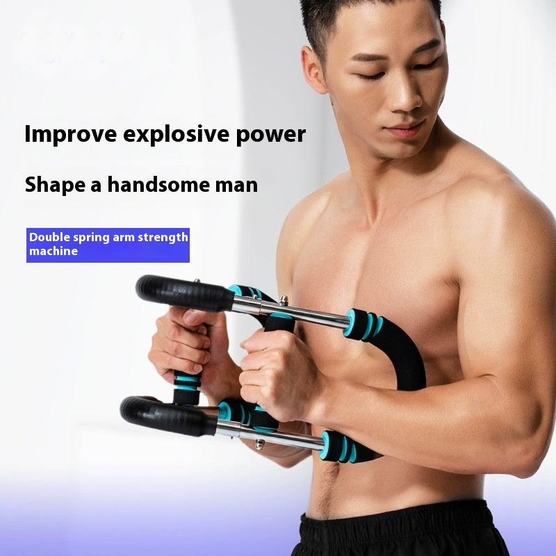 Multi-functional U-shaped Arm Strengthener Chest Trainer Adjustable Forearm Strength Exerciser Home Gym Equipment Bodybuilding by DERILUJA LLC