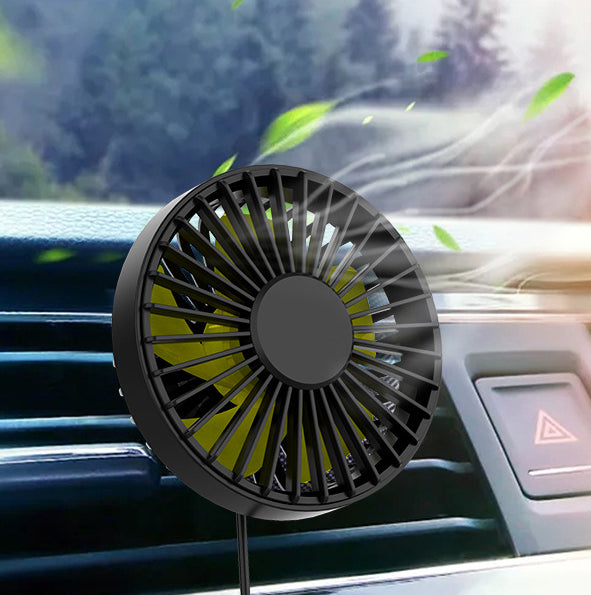 Summer Car Small Fan Car Air Conditioning Vent Creative Car Multi-Function Electric Fan USB Car Electric Fan by eprolo