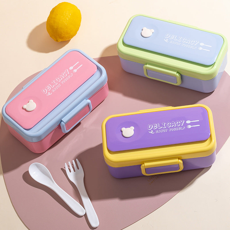 Cartoon cute fashion microwaveable lunch box portable lunch box