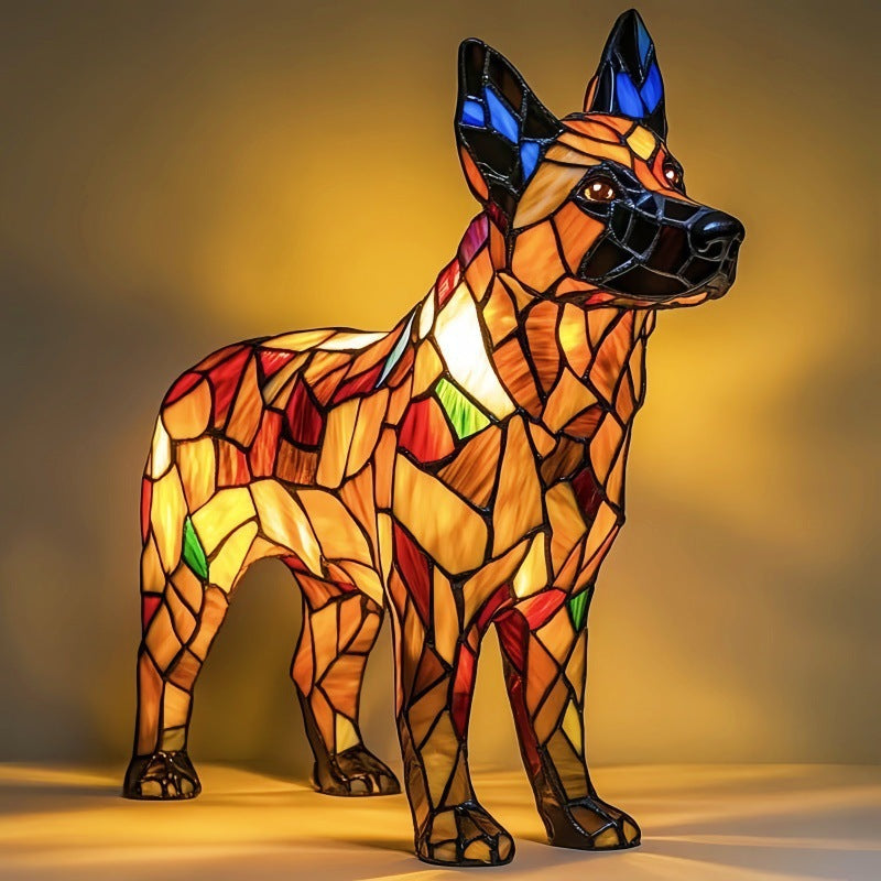 Dachshund Lamp - Bigfoot Lamp Resin Statue LED Decorative Light by eprolo