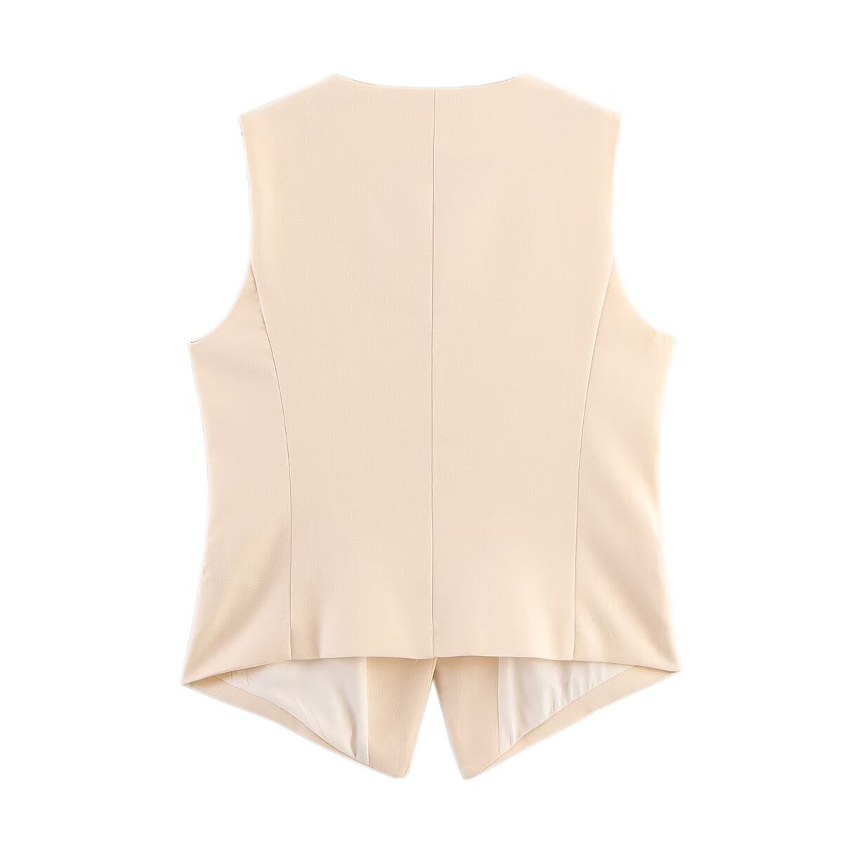 Hollow embroidery cotton linen style vest+shorts set by eprolo