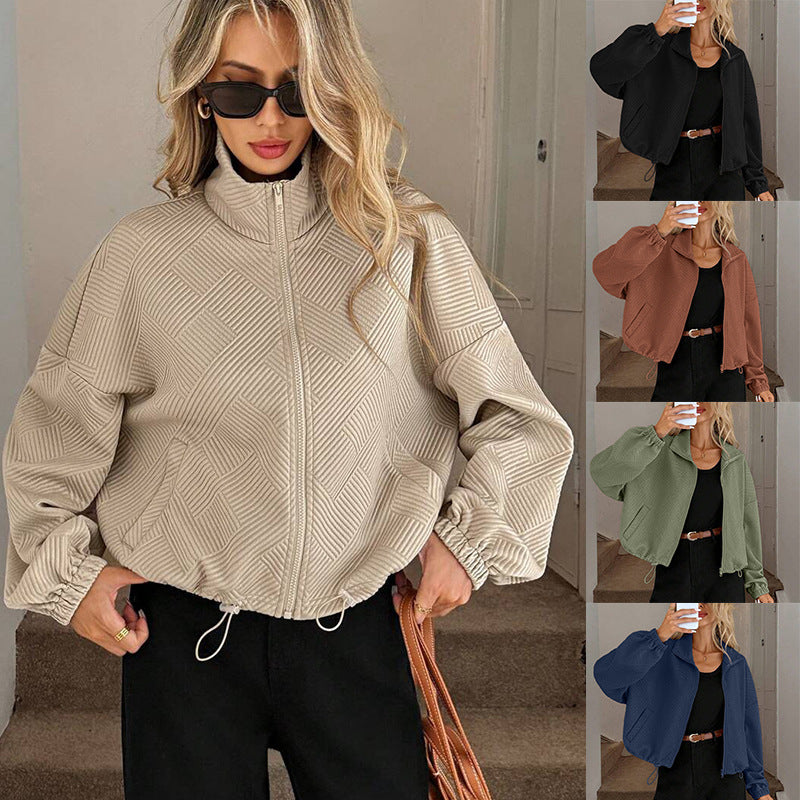 Women's Loose Baseball Uniform Coat by My Store