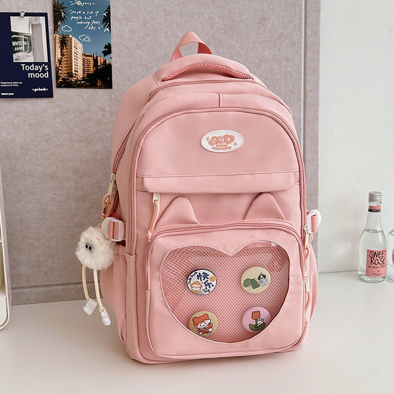Large Capacity Backpack For Primary School Students by DERILUJA LLC