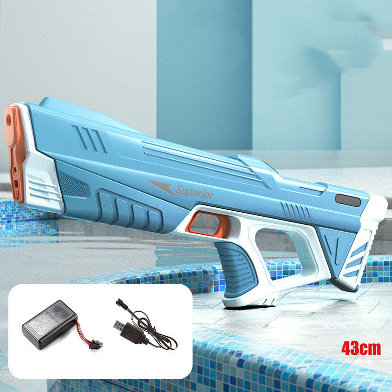 Summer Full Automatic Electric Water Gun Toy Induction Water Absorbing High-Tech Burst Water Gun Beach Outdoor Water Fight Toys by DERILUJA LLC