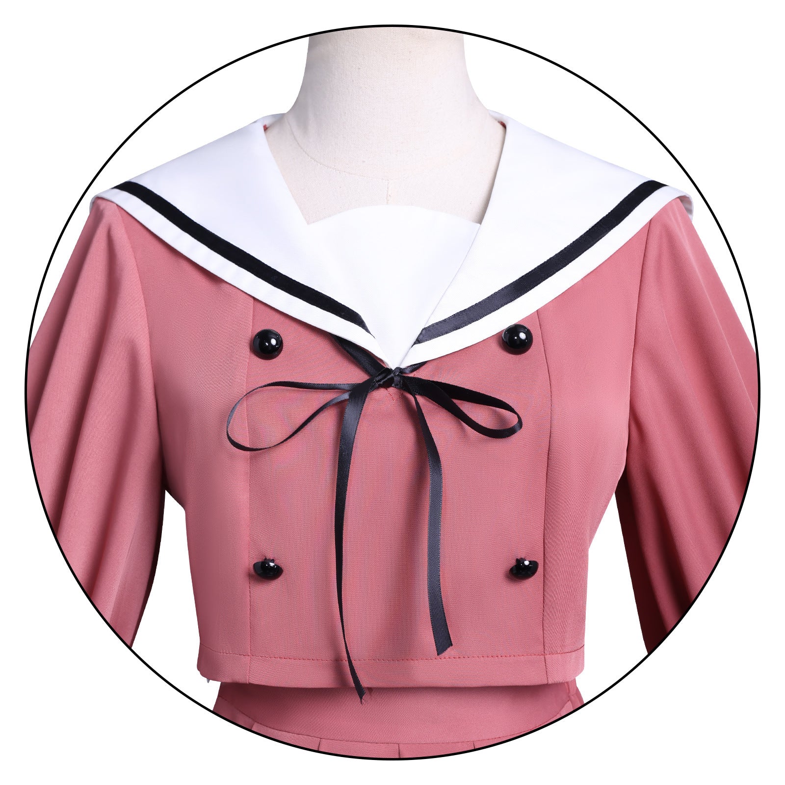 Cosplay costume with fragrant flowers blooming in a majestic manner and chestnut smoked school uniform cosplay anime costume ﻿