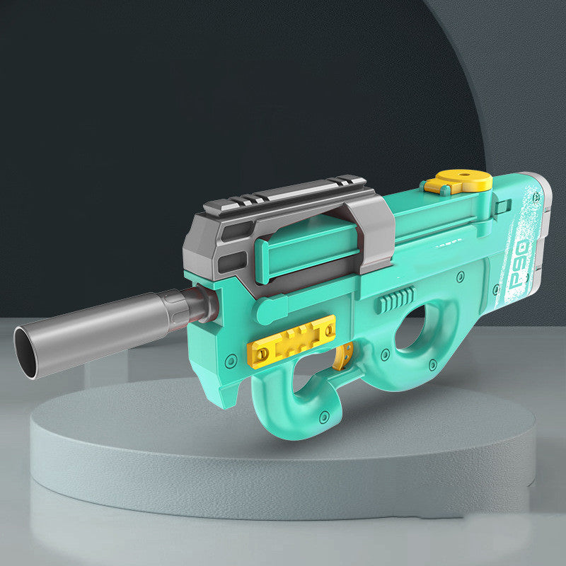 New P90 Electric Water Gun High-Tech Kids Toys Outdoor Beach Pool Large Capacity Summer Gel Blasting Water Gun For Adults by DERILUJA LLC