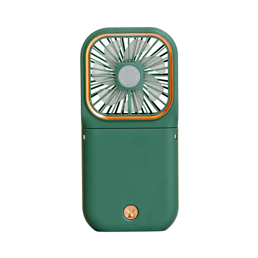 New Folding Hanging Neck Fan USB Charging Treasure Desktop Portable Mute Handheld Mini Fan by eprolo