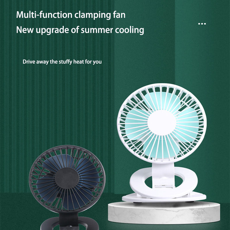 The New Clip Fan Mini Desktop USB Small Fan Dormitory Charging Car Home Gift Fan by eprolo