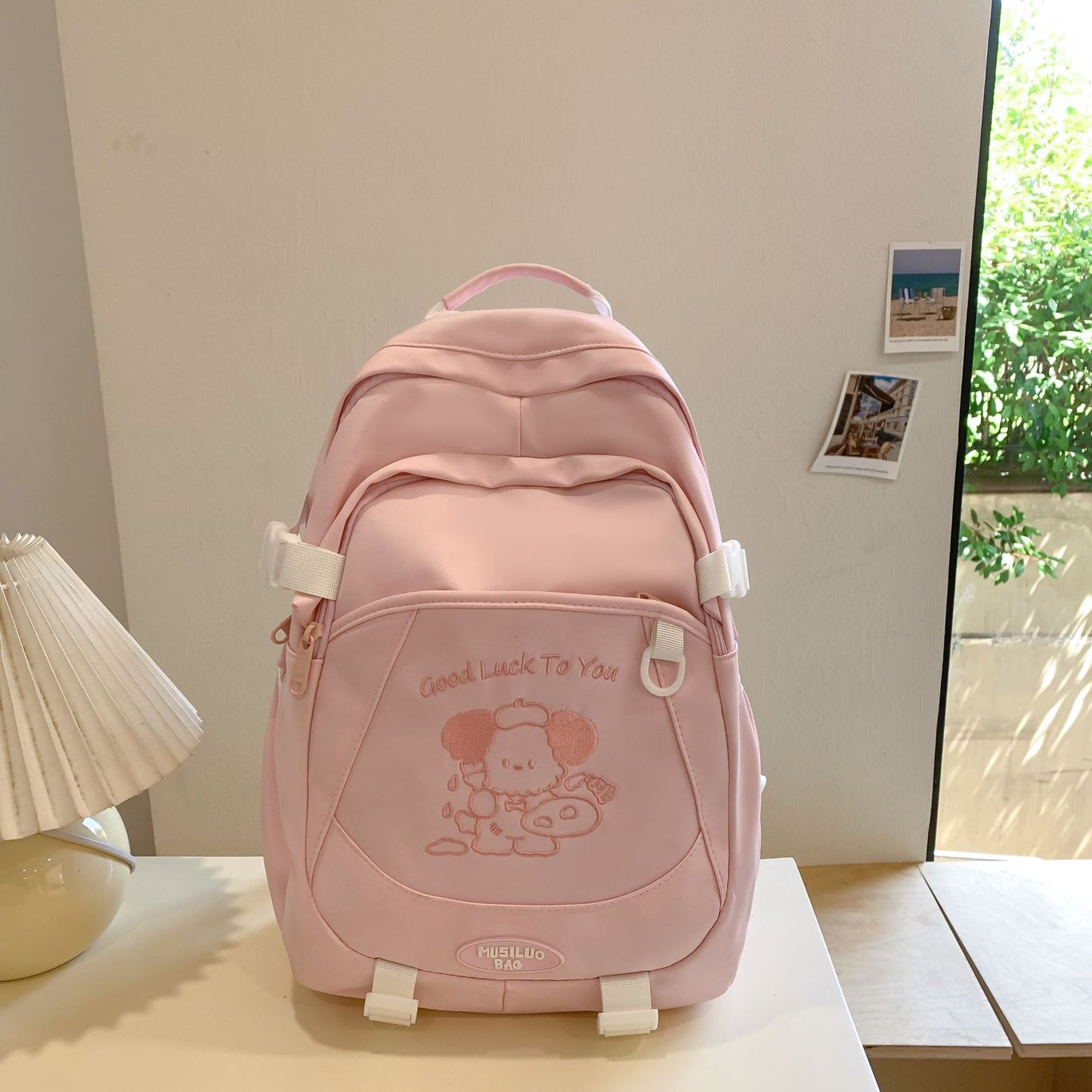 Middle School Women College Students' Backpack by DERILUJA LLC