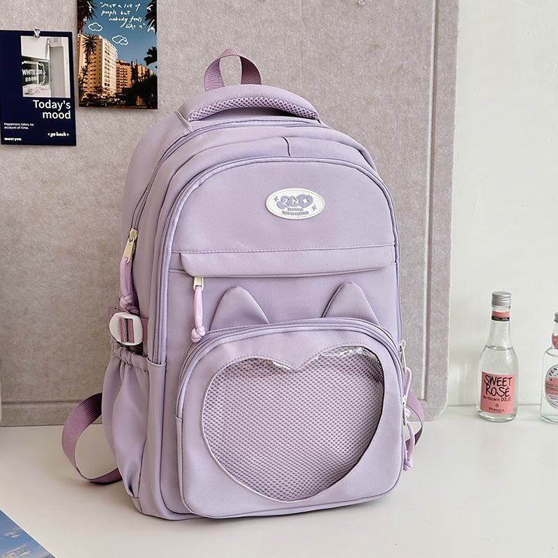Large Capacity Backpack For Primary School Students by DERILUJA LLC